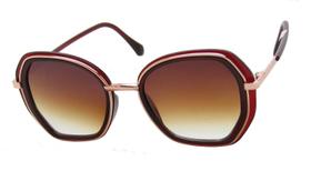 Óculos de Sol Feminino Elegantíssimo Marrom Proteção UV400