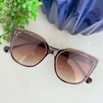 Óculos de Sol Feminino Emma Marrom Lê Belle Óculos de Sol Feminino Emma Marrom Lê Belle