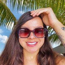 Óculos De Sol Feminino Escuro Brilho Luxuoso + Estojo