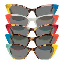 Óculos de Sol Feminino Estilo Gatinho Proteção UV Polarizado