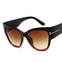 Óculos de Sol Feminino Gatinho Alta Qualidade Proteção Uv400 - Vinkin