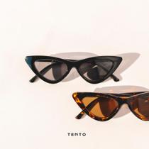 Óculos de Sol Feminino Gatinho Clássico Preto - TENTO Eyewear