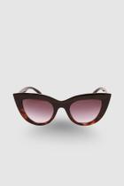 Óculos de Sol Feminino Gatinho Degradê Marrom Tartaruga Óculos de Sol Feminino Gatinho Degradê Marrom Tartaruga