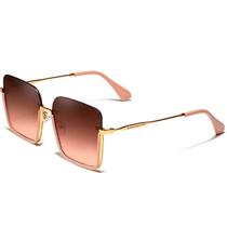 Óculos de Sol Feminino Genuine Lente Gradiente Proteção uv400 Moda Casual Óculos de Sol Feminino Genuine Lente Gradiente Proteção uv400 Moda Casual