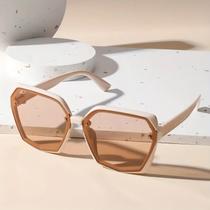 Óculos de Sol Feminino GRANDE Quadrado Luxo EUROPEU Com Proteção 400UV