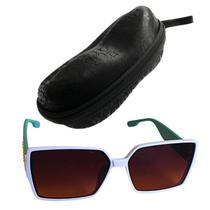 Óculos De Sol Feminino Luxuoso Com Estojo E Lenço De Limpeza