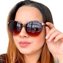 Óculos De Sol Feminino Luxuoso Gatinho Grande Moda