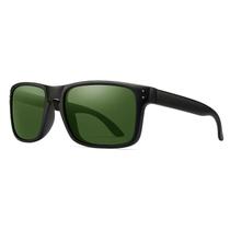 Óculos De Sol Feminino Masculino Polarizado Proteção UV400 Esportivo Pesca Dirigir Quadrado Verde Escuro H8753
