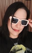 Óculos de Sol Feminino Masculino Quadrado Mod Zeus Proteção UV 400 Dia Mães Retangular Unissex Lindo - OBI Brazil