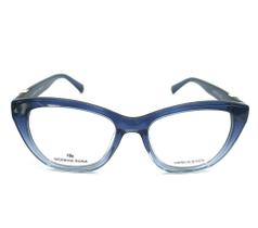 Óculos de Sol Feminino Morena Rosa Azul Degrade Aro Fechado