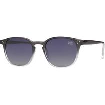 Óculos de Sol Feminino Original Degradê Redondo Polarizado UV400 Transparente