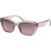 Óculos de Sol Feminino Original Marrom Claro Polarizado Redondo 6313 C5