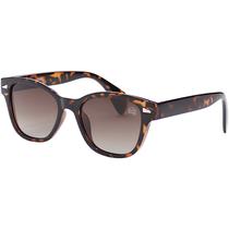 Óculos de Sol Feminino Original Marrom Mesclado Oncinha Polarizado UV400 Village