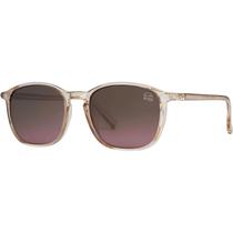 Óculos de Sol Feminino Original Redondo Degradê Polarizado Champanhe Marrom Claro VH 6129