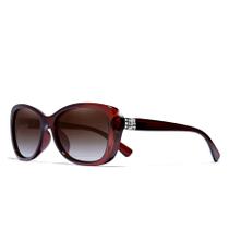 Óculos de sol feminino polarizado gradiente design elegante clássico polarizado Uv400 Óculos de sol feminino polarizado gradiente design elegante clássico polarizado Uv400