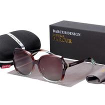 Óculos de sol feminino polarizados lente gradiente feminino 2117