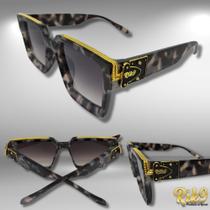Óculos de Sol Feminino Premium Grande Quadrado 37