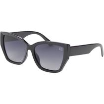 Óculos de Sol Feminino Preto Original Grande Degradê Polarizado UV400 Casual