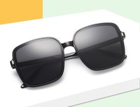 Óculos De Sol Feminino Preto Quadrado Retro Luxo - OMG