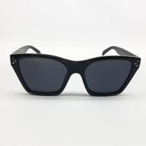 Óculos De Sol Feminino Quadrado Preto Proteção UV JHV 189 Óculos De Sol Feminino Quadrado Preto Proteção UV JHV 189