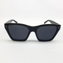 Óculos De Sol Feminino Quadrado Preto Proteção UV JHV 189