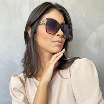 Óculos De Sol Feminino Quadrado Retro Acetato Mackage - Tartaruga