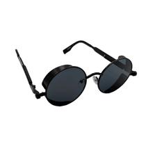 Óculos De Sol feminino redondo Classico Retrô luxo Proteção modas Óculos De Sol feminino redondo Classico Retrô luxo Proteção modas