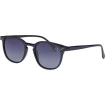 Óculos de Sol Feminino Redondo Degradê All Black Preto Polarizado UV400 Casual