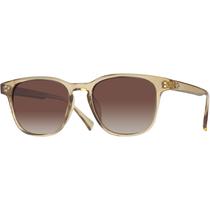 Óculos de Sol Feminino Redondo Marrom Transparente Polarizado UV400 Village Heaven 6245