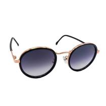 Óculos De Sol feminino Redondo modas Vintage Degrade Bloguer Luxo Grande