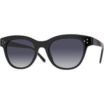 Óculos de Sol Feminino Redondo Preto Com Lente Polarizada Filtro Proteção UV400 Visão Nítida Confortável Modelo Tendência Village Heaven 6147