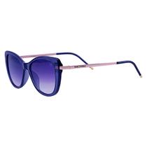 Óculos de Sol Feminino Retangular Gateado Acetato/metal Mackage - Cinza