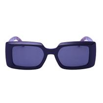 Oculos de Sol Feminino Retro Retangular Mackage - Preto Tarta