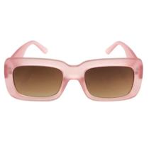 Óculos de sol Feminino Rosa Translúcido Guay Acessórios com proteção UV
