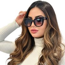 Óculos De Sol Feminino Sofia Lê Belle Com Proteção e Case Premium Tendencia Verão 2024
