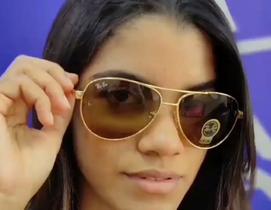 Óculos de sol feminino super luxo
