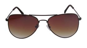 Oculos De Sol Feminino Tipo Aviador Lente Marrom P