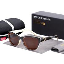 óculos de sol feminino uv400 olho de gato moldura Tr90 polarizados