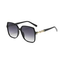 Óculos De Sol Femininos Com Gradiente Colorido UV400, Armação Grande Quadrada, Moda Para Ciclismo E