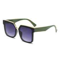 Óculos De Sol Femininos Com Grande Armação Para Rosto Redondo 2024, Anti-UV, Proteção Solar Na Moda