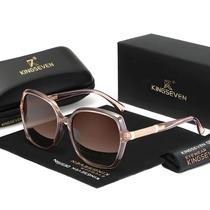 Óculos De Sol Femininos De Armação Grande Polarizados KINGSEVEN Anti-UV400 Estilo Borboleta Para Óculos De Sol Femininos De Armação Grande Polarizados KINGSEVEN Anti-UV400 Estilo Borboleta Para