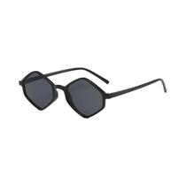 Óculos De Sol Femininos Em Forma De Losango Azul Claro Vintage Com Armação Pequena UV400 Óculos De Sol Femininos Em Forma De Losango Azul Claro Vintage Com Armação Pequena UV400