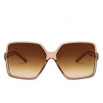 Óculos de Sol Femininos Grandes com Lentes Degradê UV400