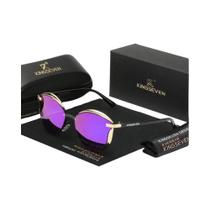 Óculos De Sol Femininos Luxuosos Polarizados Estilo Gato UV400 Grande Armação Óculos De Direção