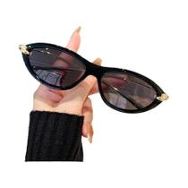 Óculos De Sol Femininos Modernos Estilo Gatinho Com Detalhe De Nó Metálico Versáteis Para O Dia a