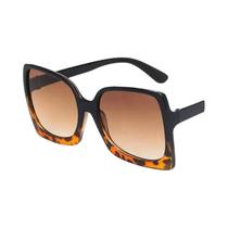 Óculos De Sol Femininos Oversized Com Gradiente, Grande Armação, Designer De Moda, Plástico UV400