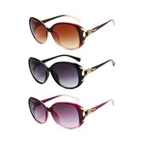 Óculos De Sol Femininos Oversized Com Gradiente UV400, Armação Grande De Plástico, 3 Peças Óculos De Sol Femininos Oversized Com Gradiente UV400, Armação Grande De Plástico, 3 Peças