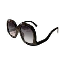 Óculos De Sol Femininos Oversized Redondos Vintage Com Armação Em Cores Candy Gradiente UV400