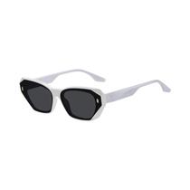 Óculos De Sol Femininos Polarizados Estilo Gatinho Com Lentes Irregulares Em Tons De Chá Moda E