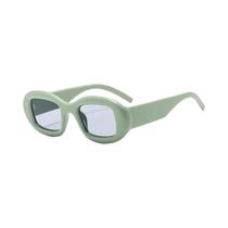Óculos De Sol Femininos Retrô Com Armação Grossa E Lentes Elípticas, Óculos De Proteção Solar Da